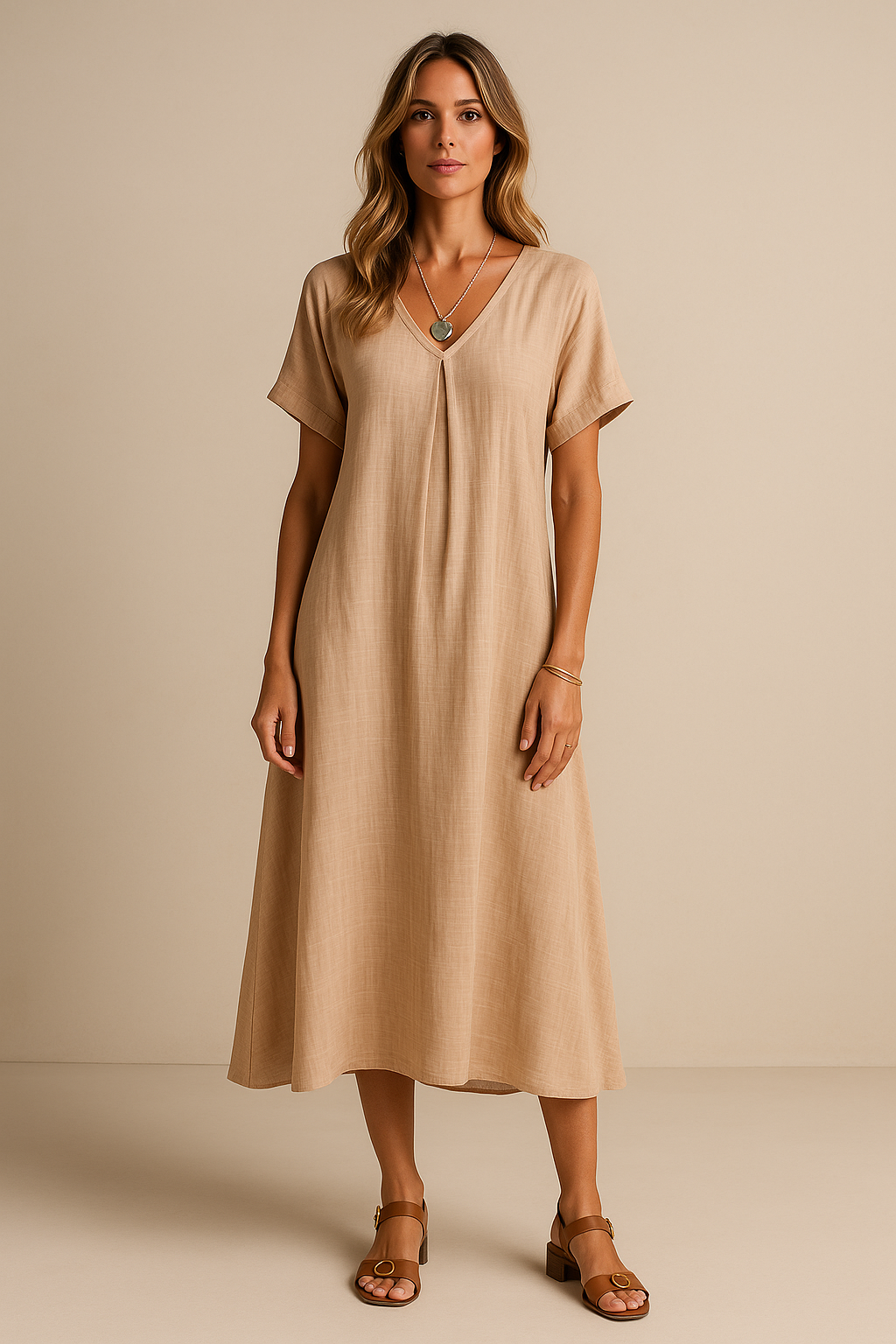 Robe Bohème en Coton Léger – Style Estival