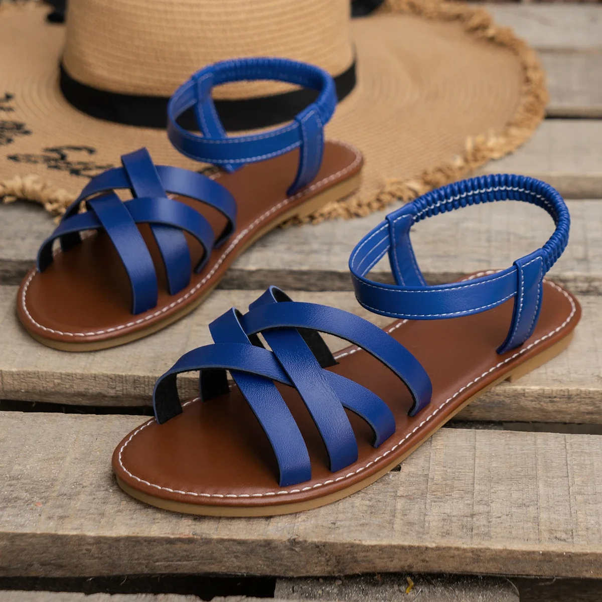 Sandales Plates Classiques de Printemps