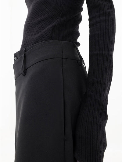 Pantalon large asymétrique pour femmes