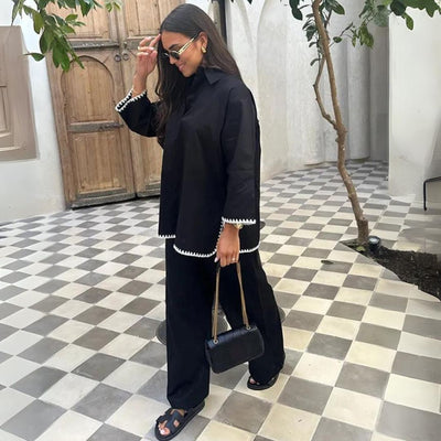 Ensemble Deux-Pièces Ample pour Femme à la Pointe de la Mode