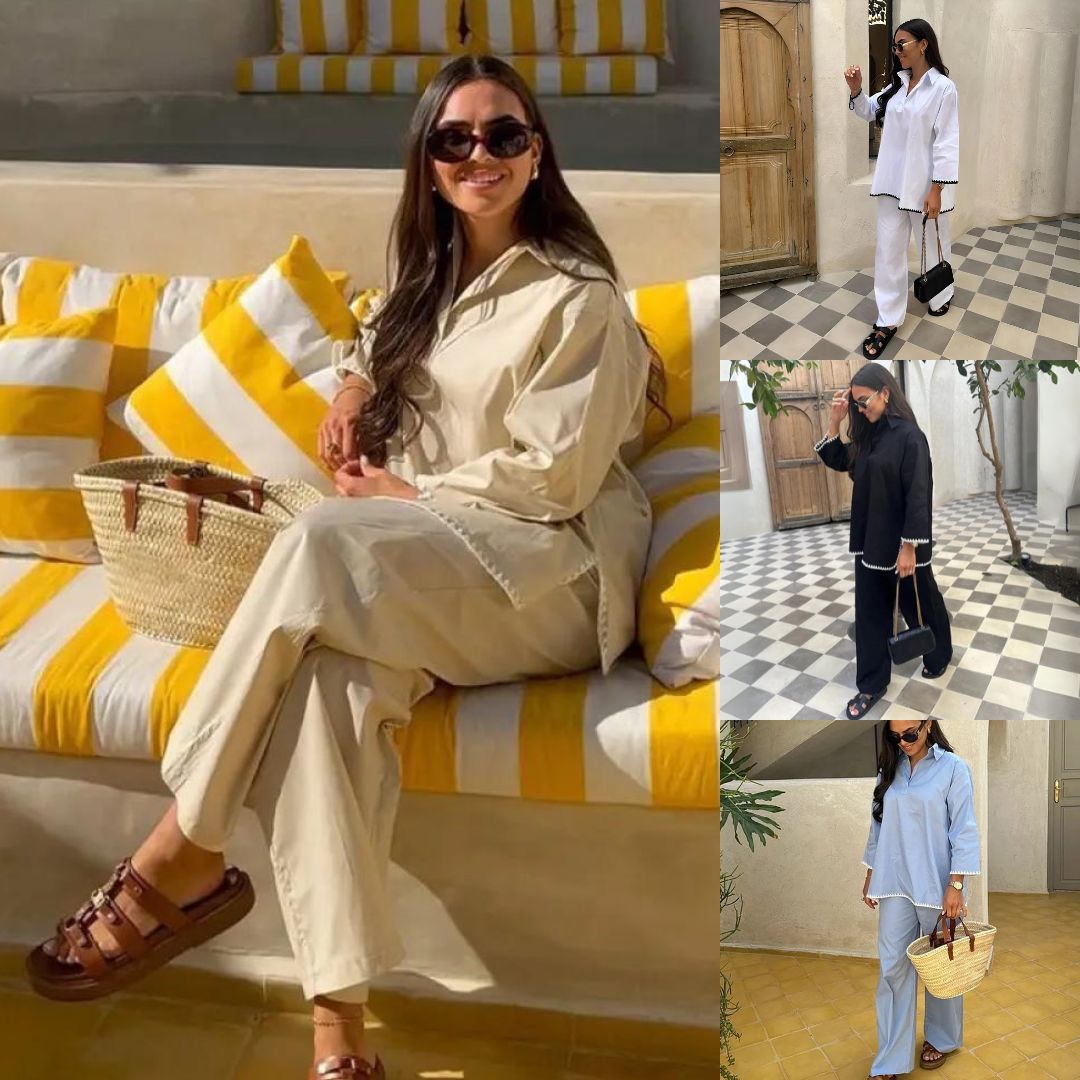 Ensemble Deux-Pièces Ample pour Femme à la Pointe de la Mode