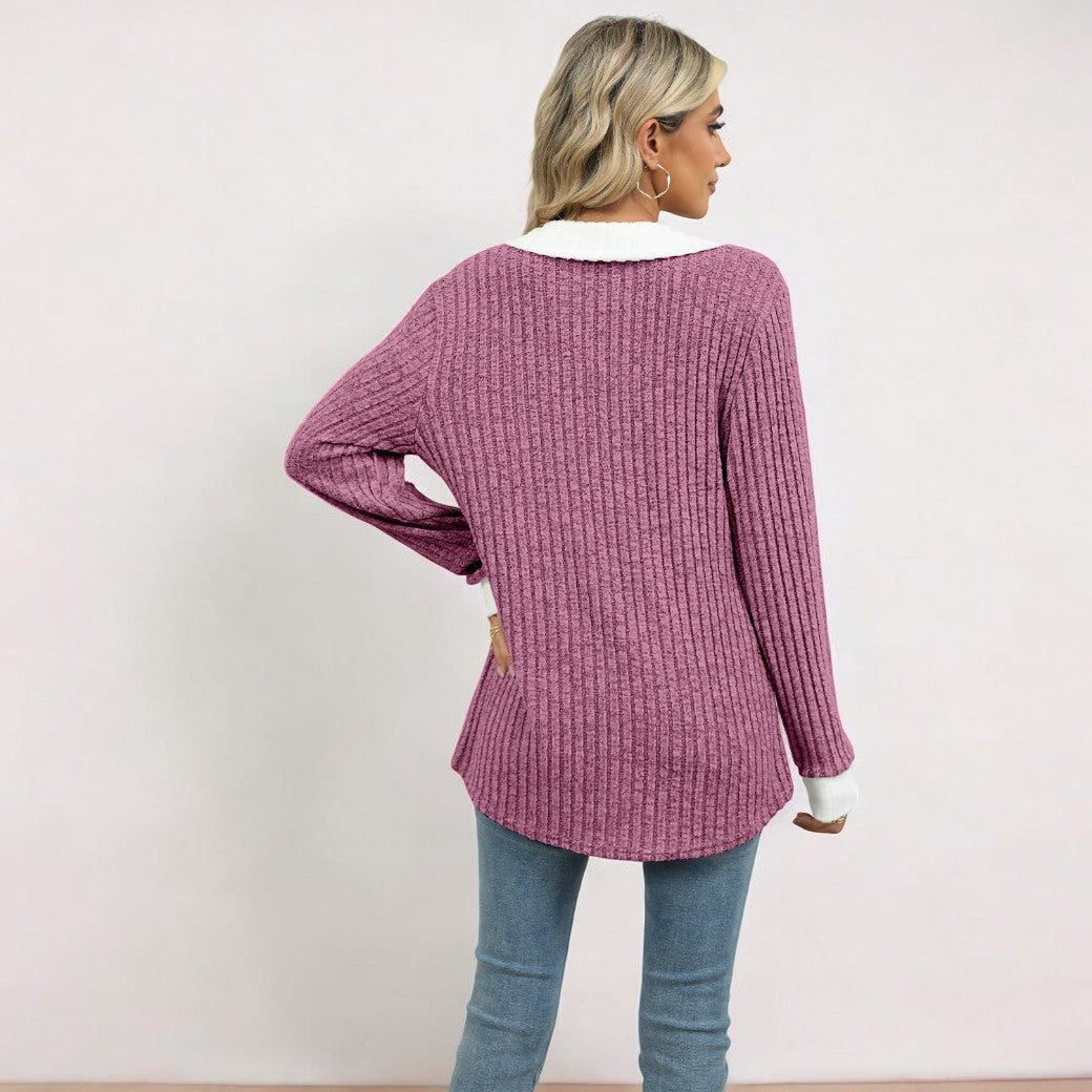 Chemise élégante à manches longues pour femmes