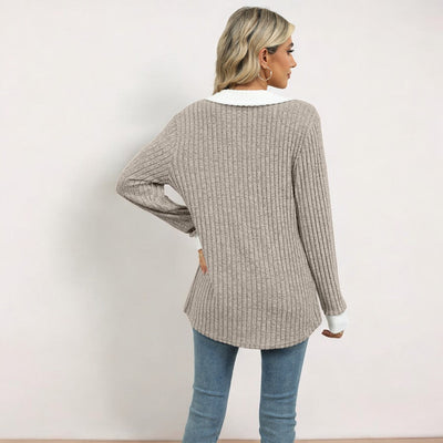 Chemise élégante à manches longues pour femmes