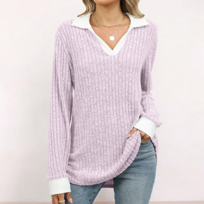Chemise élégante à manches longues pour femmes