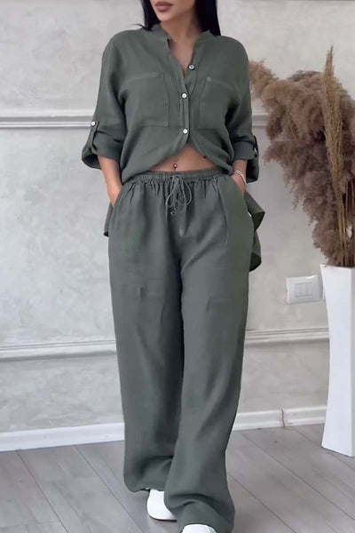 Ensemble Chemise et Pantalon Décontracté