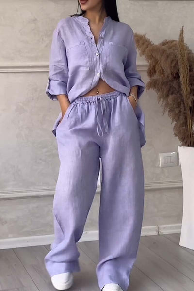 Ensemble Chemise et Pantalon Décontracté