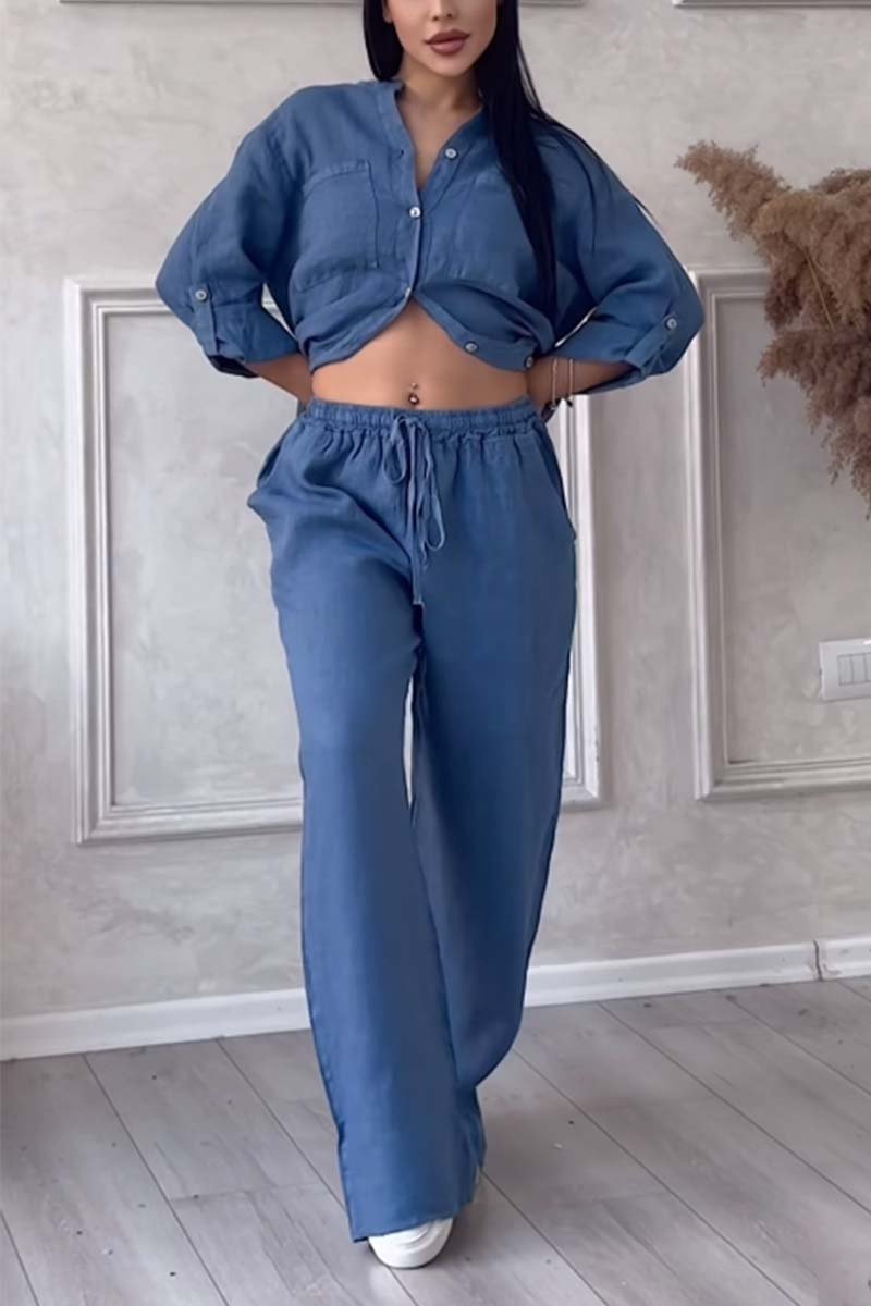 Ensemble Chemise et Pantalon Décontracté