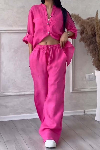 Ensemble Chemise et Pantalon Décontracté