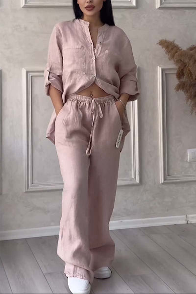 Ensemble Chemise et Pantalon Décontracté